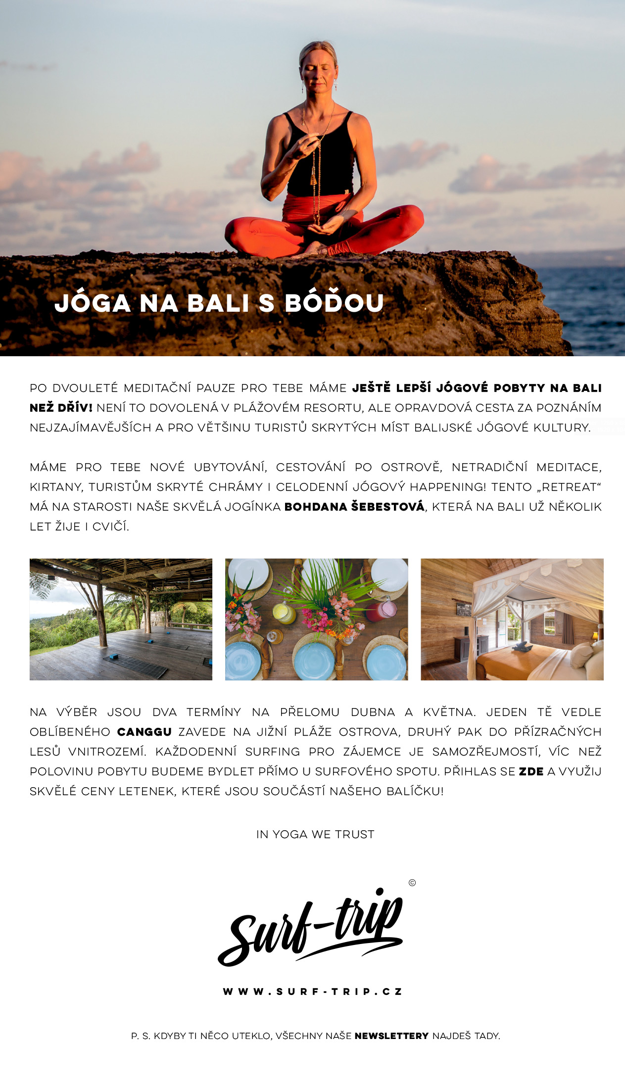 01/23 - Medituj a odpočívej na Bali