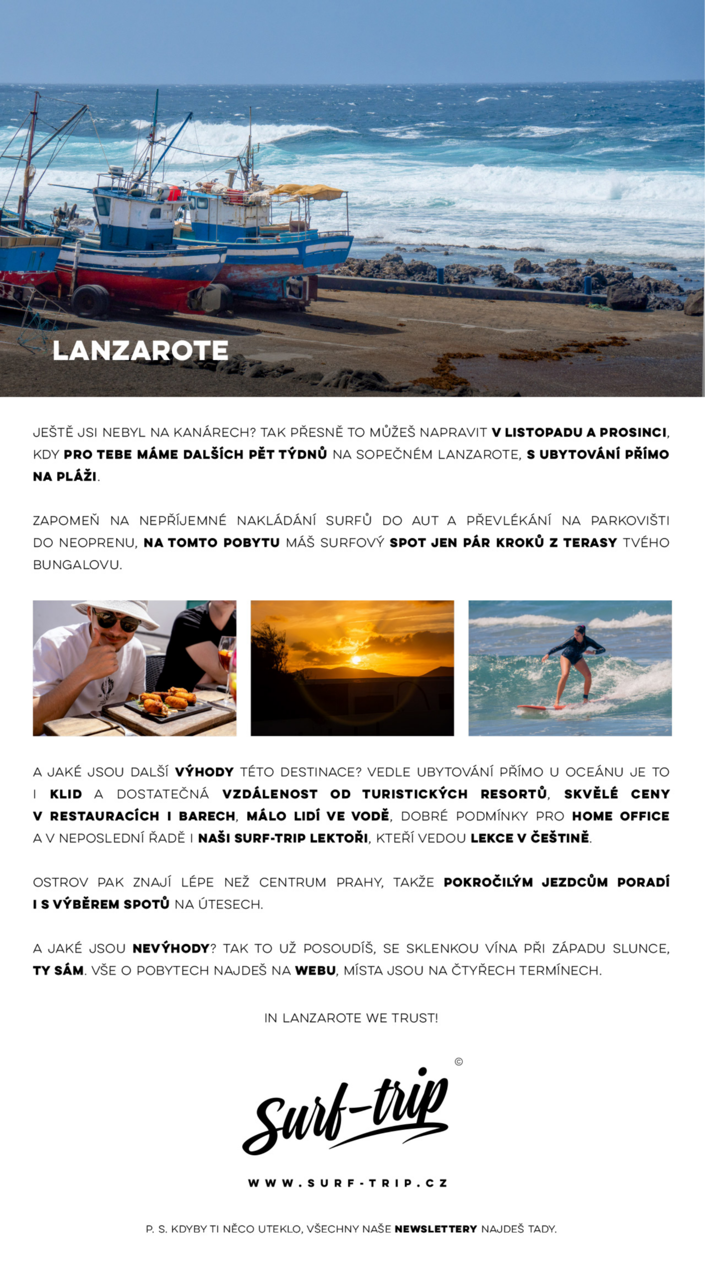 08/24 - Na Lanzarote by chtěl každý. Jak jsi na tom ty?